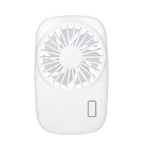 Draagbare hand held USB oplaadbare mini ventilator (wit)