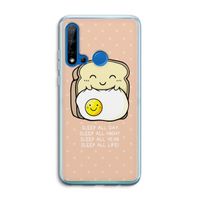 Sleep All Day: Huawei P20 Lite (2019) Transparant Hoesje