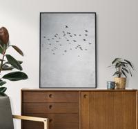 Vogels vliegen dieren poster