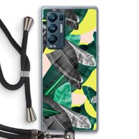 Fantasie jungle: Oppo Find X3 Neo Transparant Hoesje met koord