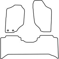 Automatten passend voor Opel Frontera 1998-2004 TMOP548