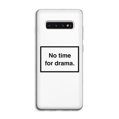 No drama: Samsung Galaxy S10 4G Transparant Hoesje
