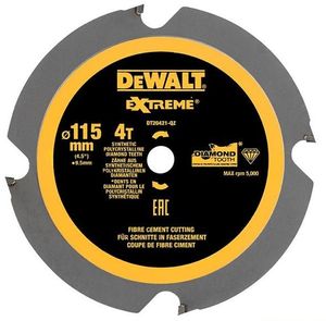 DeWalt Accessoires Cirkelzaagblad | Vezelcement | 115x10x4t  - DT20421-QZ - DT20421-QZ