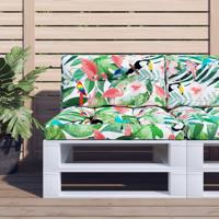 Palletkussen 80x40x12 cm stof meerkleurig Palletkussen 80x40x12 cm stof meerkleurig