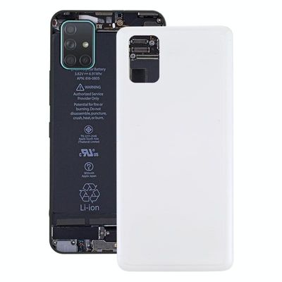 Batterij back cover voor Samsung Galaxy M51 (Wit)
