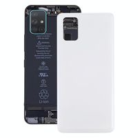 Batterij back cover voor Samsung Galaxy M51 (Wit)
