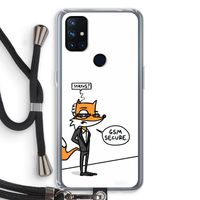GSM secure: OnePlus Nord N10 5G Transparant Hoesje met koord