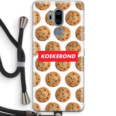 Koekerond: LG G7 Thinq Transparant Hoesje met koord