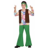 Hippie kostuum voor jongens 140 (10-12 jaar)  -