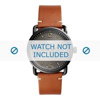 Horlogeband Fossil FS5276 Leder Cognac 22mm