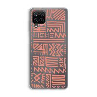 Marrakech Pink: Samsung Galaxy A12 Transparant Hoesje