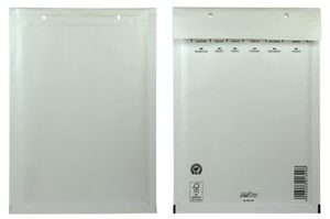 Bong Airpro luchtkussenenveloppen, ft 175 x 265 mm, met stripsluiting, doos van 100 stuks, wit