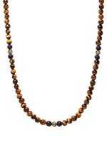 Nialaya Jewelry collier serti de perles - Marron - thumbnail