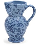 Cabana carafe en céramique mouchetée (26,5 cm x 15 cm) - Bleu