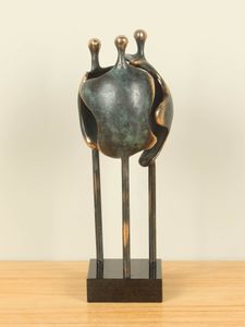 Kunstwerk uit brons Bolwerk, 32 cm