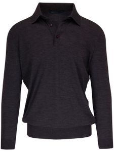 Kiton polo en laine - Gris