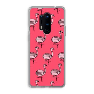 Flamingo: OnePlus 8 Pro Transparant Hoesje