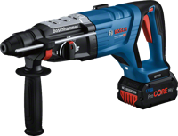 Bosch Blauw GBH 18V-28 D Accuboorhamer | 2x ProCORE18V 5,5 Ah | Lader GAL 1880 CV | In XL-Boxx - 0611919005