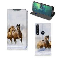 Motorola G8 Plus | Hoesje maken | Paarden