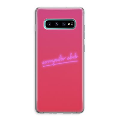 Vice Glow: Samsung Galaxy S10 Plus Transparant Hoesje