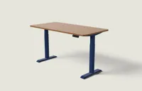 Desktronic HomeOne bureau Diepblauw / Walnoot / 160x80 cm