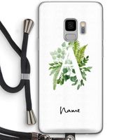 Green Brush: Samsung Galaxy S9 Transparant Hoesje met koord