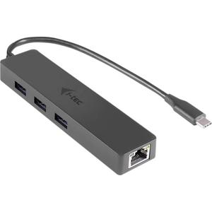 i-tec USB-Hub Netwerkadapter 10 / 100 / 1000 MBit/s USB-C