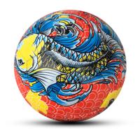 Touzani Koi Straatvoetbal Maat 5 Rood Blauw Geel Touzani Koi Straatvoetbal Maat 5 Rood Blauw Geel