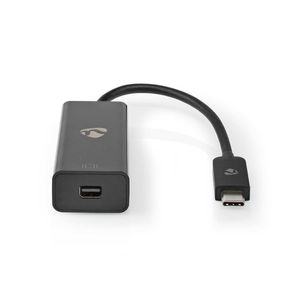 Nedis USB-C Adapter | USB-C Male naar Mini DisplayPort Female | 0.2 m | 1 stuks - CCGP64452BK02 CCGP64452BK02