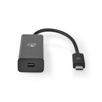 Nedis CCGP64452BK02 video kabel adapter 0,2 m USB Type-C HDMI Zwart - thumbnail