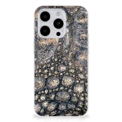 iPhone 15 Pro Max | TPU Hoesje | Krokodillenprint