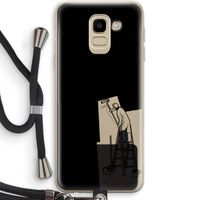 Musketon Painter: Samsung Galaxy J6 (2018) Transparant Hoesje met koord