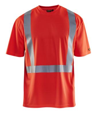 Blåkläder UV-T-Shirt High-Vis 33821011 | High-Vis Rood | Maat 3XL - 7330509429433
