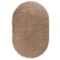 Tapeso Ovaal hoogpolig vloerkleed - Cozy Shaggy - beige - 150x240 cm