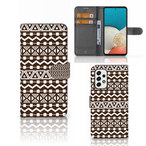 Samsung Galaxy A53 Telefoon Hoesje Aztec Brown