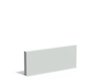 Polyester muur 200x15x80cm.
