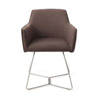 Jesper Home Hofu eetkamerstoel beehive steel Potters Clay