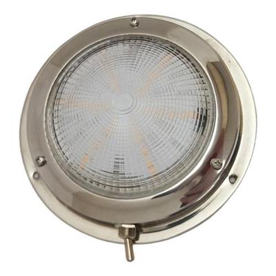 Hollex Plafonnière Opbouw Rvs304 12v 140mm Ww Led Default