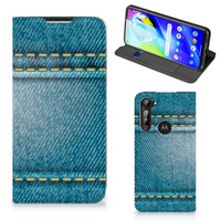 Motorola Moto G8 Power Hippe Standcase Jeans