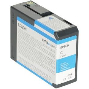 Epson inktpatroon cyaan T 580 80 ml T 5802