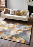Harlequin - Arccos Ochre 40206 - 140x200 cm Vloerkleed
