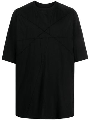 Rick Owens DRKSHDW t-shirt Jumbo à design patchwork - Noir