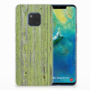 Huawei Mate 20 Pro Bumper Hoesje Green Wood