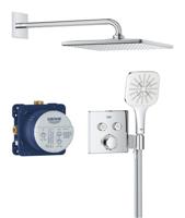 Grohe Precision SmartControl Perfect shower set met Vitalio Rain Mono 310 Cube Chroom