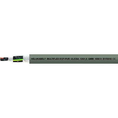 HELU 21578-1000 Geleiderkettingkabel M-FLEX 512-PUR UL 25 G 0.75 mm² Grijs 1000 m