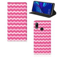 Huawei P Smart (2019) | Hoesje met Magneet | Waves Pink