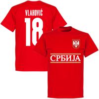 Servië Vlahovic 18 Team T-Shirt - thumbnail