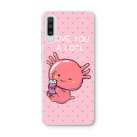 Love You A Lotl: Samsung Galaxy A70 Transparant Hoesje