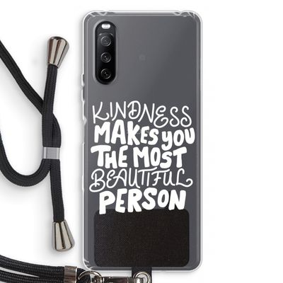 The prettiest: Sony Sony Xperia 10 III Transparant Hoesje met koord