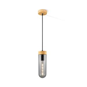 Light depot - hanglamp Capri medium - hout/glas - Outlet